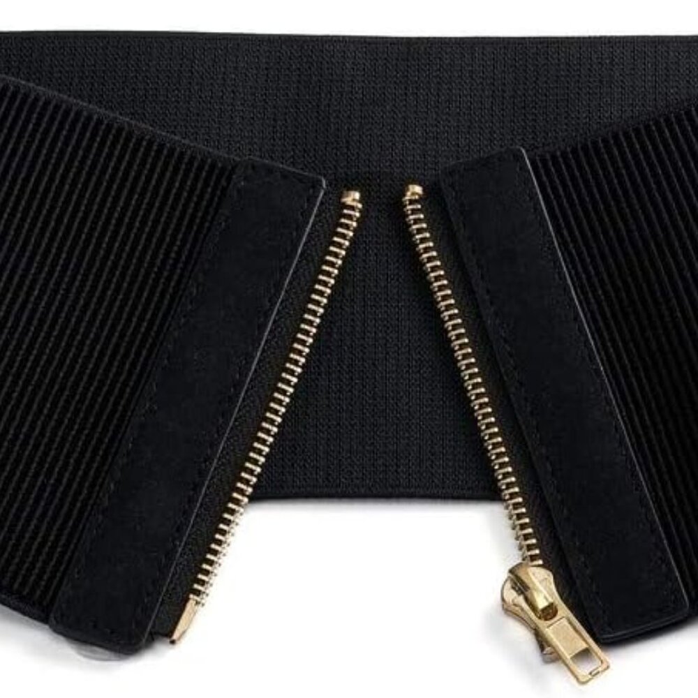 Women Wide Elastic Waist Cinch Stretch Fashion Waistband Retro Dress Vintage Bel - Picture 5 of 6
